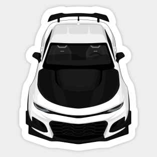 camaro zl1 1le white Sticker